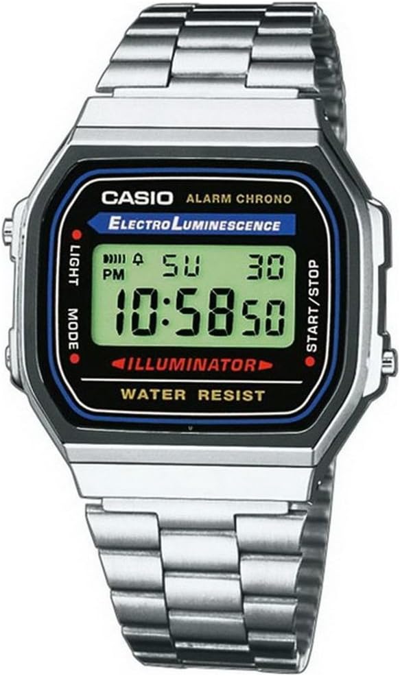Casio A168WA-1 Vintage Illuminator Watch